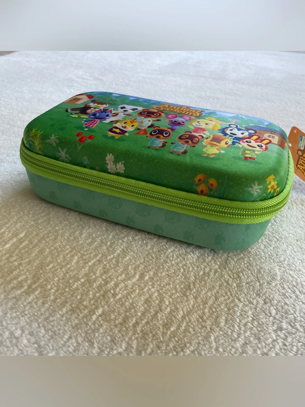 Animal Crossing Fabric Hard Shell Pencil Case NWT